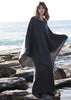 Sonya Hopkins Pure Cashmere Maxi Skirt in Charcoal Grey