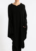 Sonya Hopkins 100% pure cashmere large poncho in black