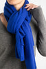 Sonya Hopkins 100% Pure Cashmere scarf in klein blue