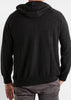 Cashmere Mens Hoody in Dark Charcoal Marle