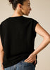 Sonya Hopkins 100% cashmere luxe vest in black