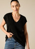 Sonya Hopkins 100% cashmere luxe vest in black