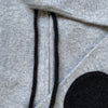 Cashmere Kids Hoody in Pale Marle Grey with Charcoal - sonyahopkins.com