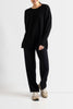 Sonya Hopkins 100% pure cashmere oversized knit in black
