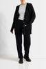 Sonya Hopkins 100% cashmere 'boyfriend' V-neck cardigan in black