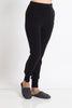 Sonya Hopkins 100% pure cashmere track pants in black