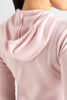 Sonya Hopkins 100% cashmere hoody in prettiest pale pink